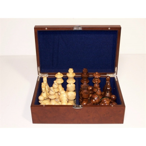 Dal Rossi Chess Piece box with 85mm weighted pieces