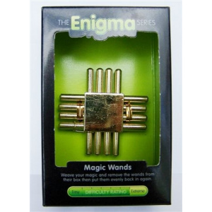 "Magic Wands"-Enigma Series Puzzles metal mind teaser puzzles. -0