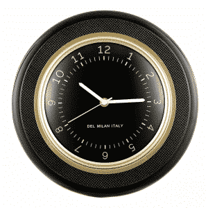 Del Milan Clock, Carbon Fiber Finish-0