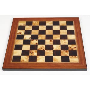 Dal Rossi Italy Walnut Shiny Finish Chess Board 50cm-0