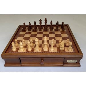 Dal Rossi Chess Set 16", With Wooden Chess Pieces-2239